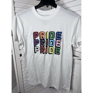 Pride Rainbow Short Sleeve T-Shirt LGBTQ #takepride Size‎ Small NWOT